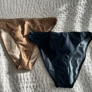 Set of 2 Fendi x Skims underwear / bathing suit bottoms